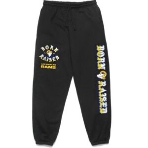 NWOT BORN X RAISED LA Rams Sweatpants